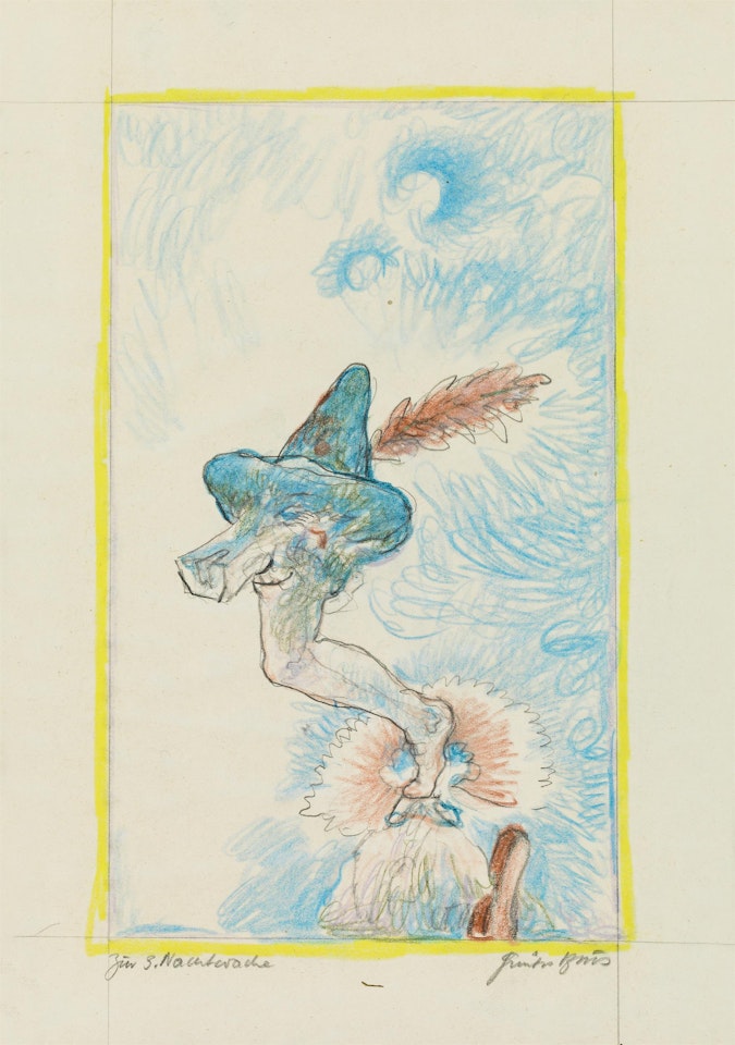 From the cycle: "Die Nachtwachen des Bonaventura" by Gunter Brus