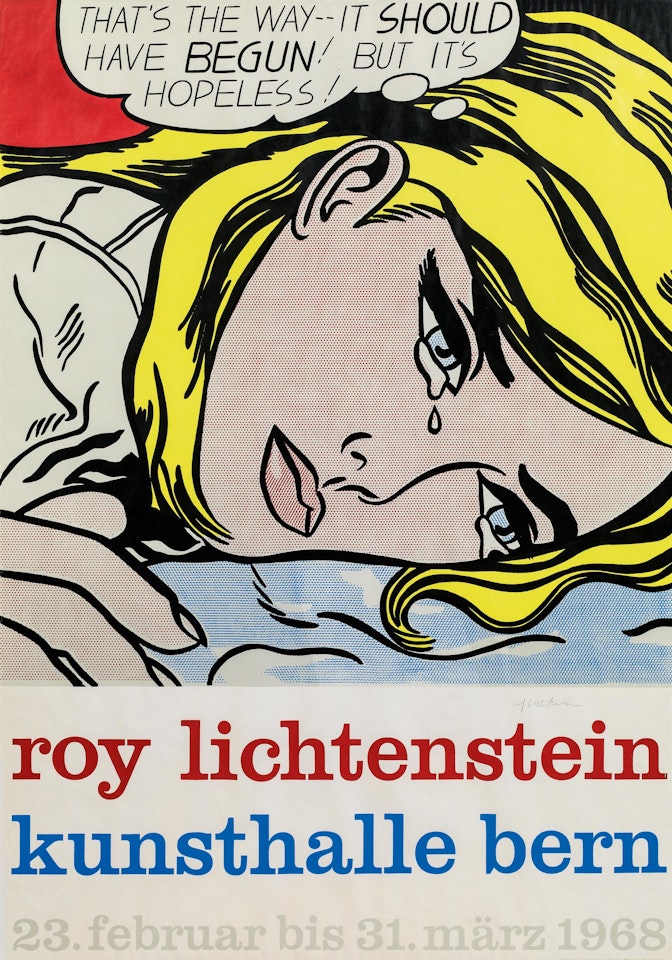 "ThatÂ´s the way - it should have begun! But itÂ´s hopeless" by Roy Lichtenstein