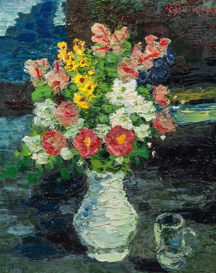 Flowers in vase by Karl Stark