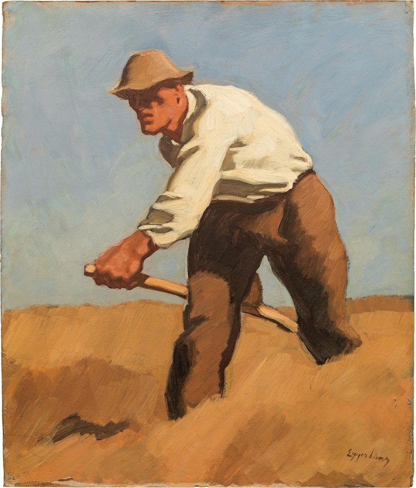 Schnitter (Mower) by Albin Egger-Lienz
