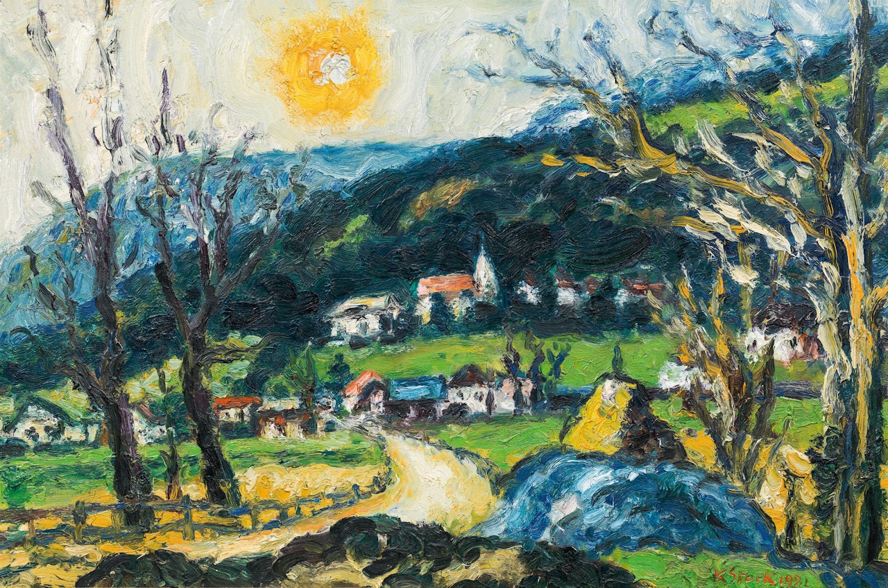 Radlach at upper Drautal by Karl Stark