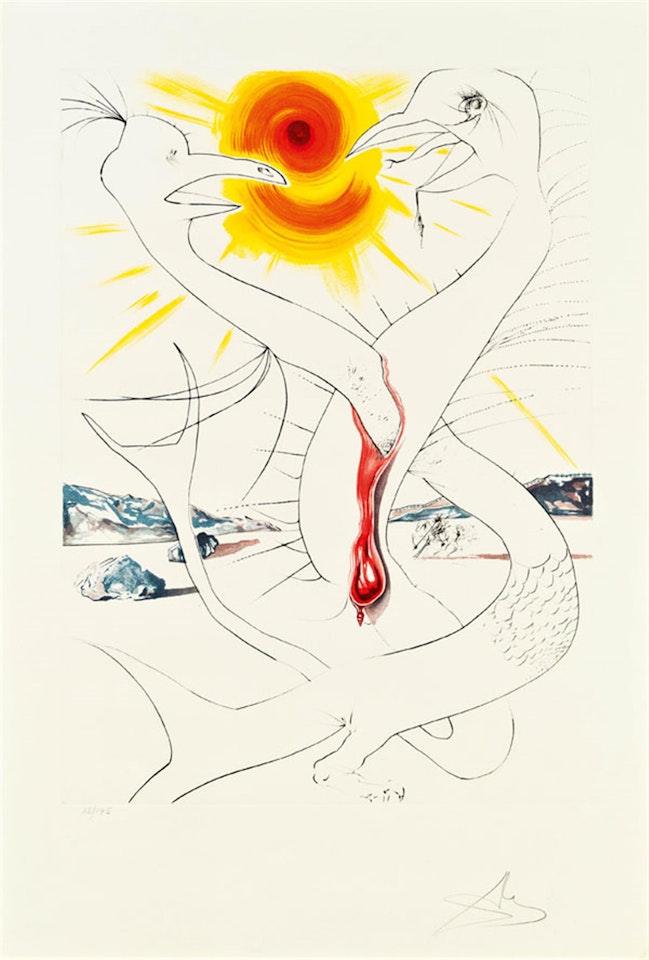 Der Caduceus vom Mars by Salvador Dali