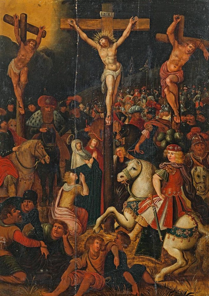 Crucifixion by Flemish School
