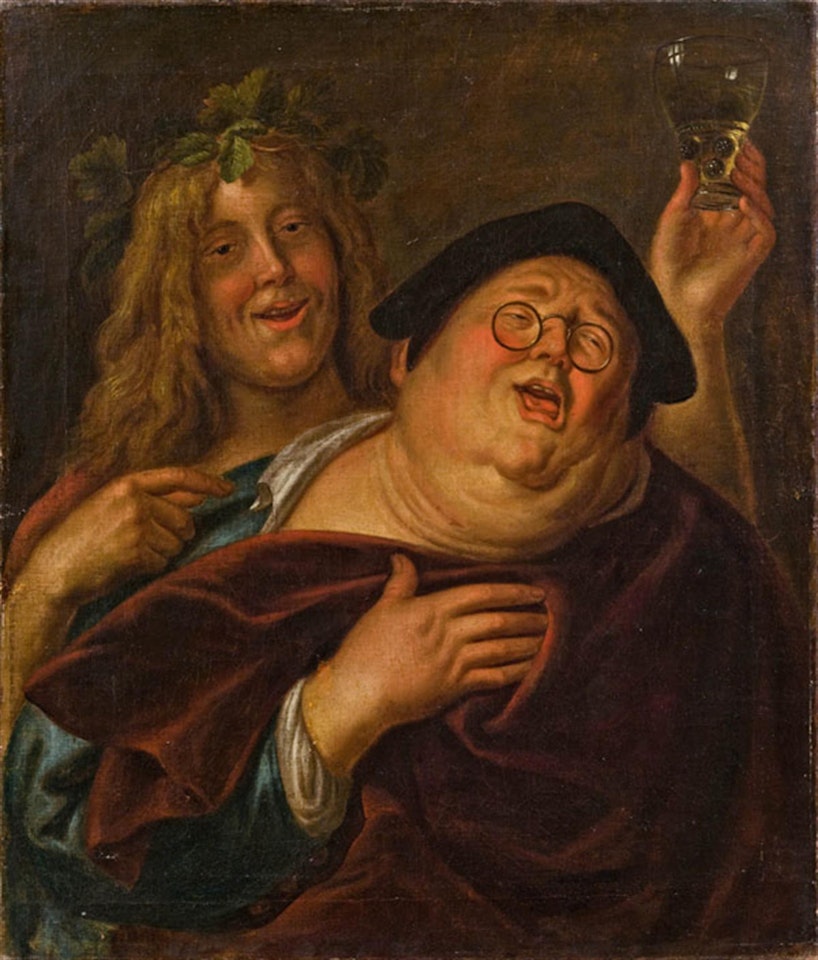 Lustiger Trinker by Jacob Jordaens