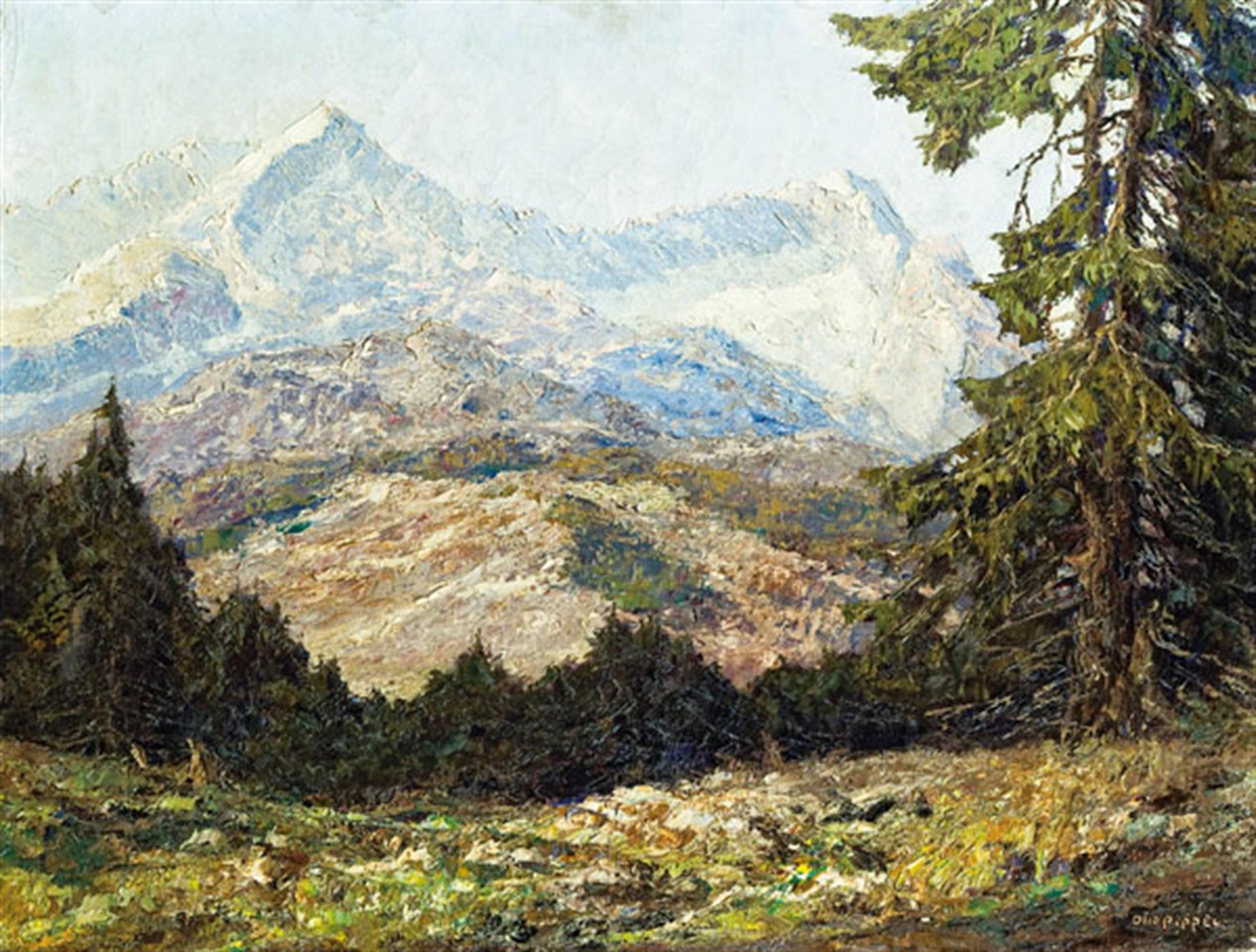 Zugspitze by Otto Pippel