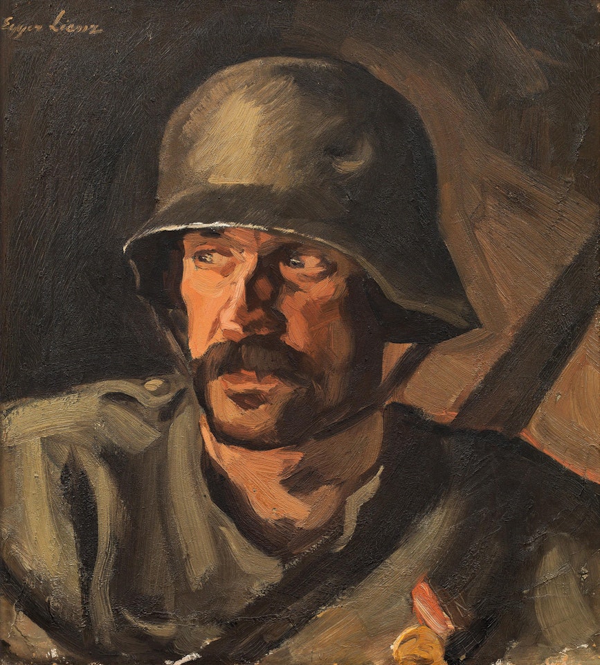 An Austrian soldier by Albin Egger-Lienz
