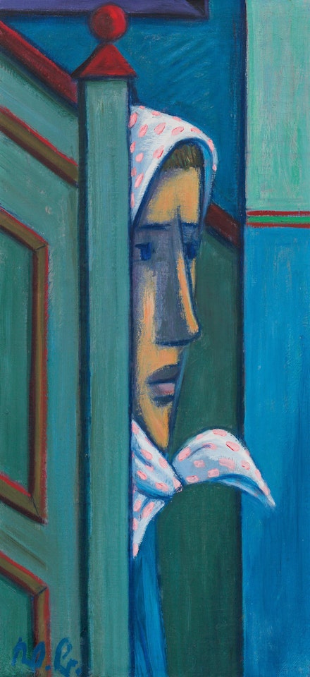 Praying woman by Werner Berg