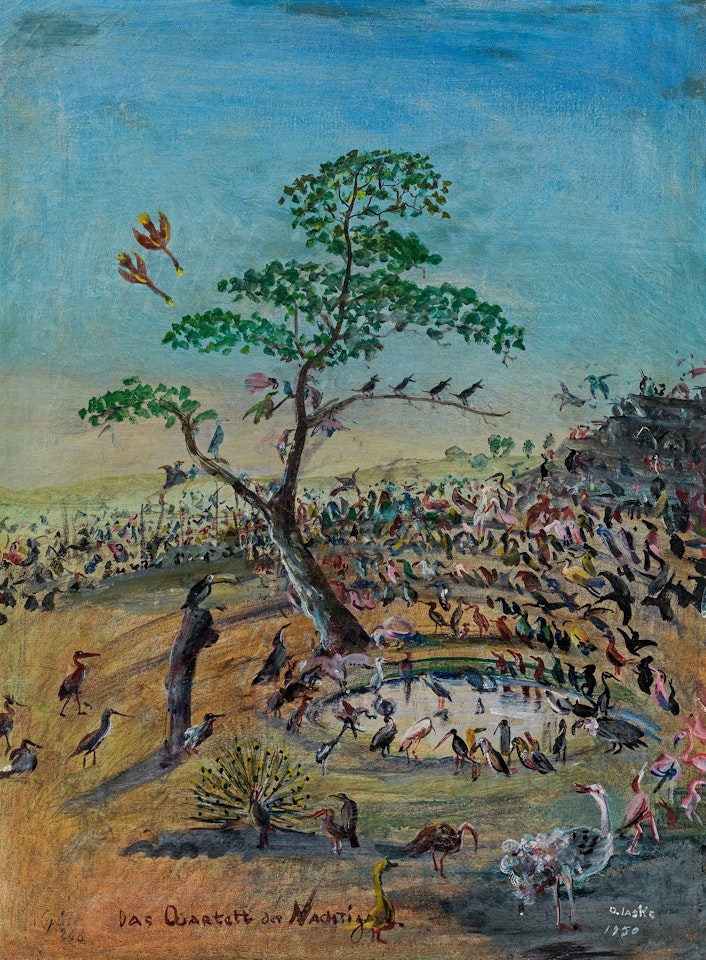 Das Quartett der Nachtigall by Oskar Laske