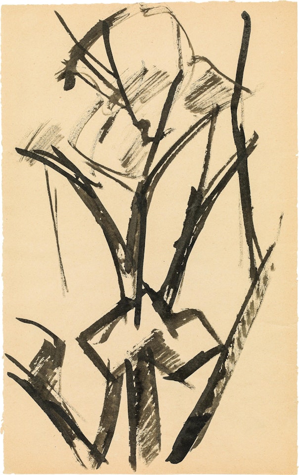 Studies of trees by Liubov Popova