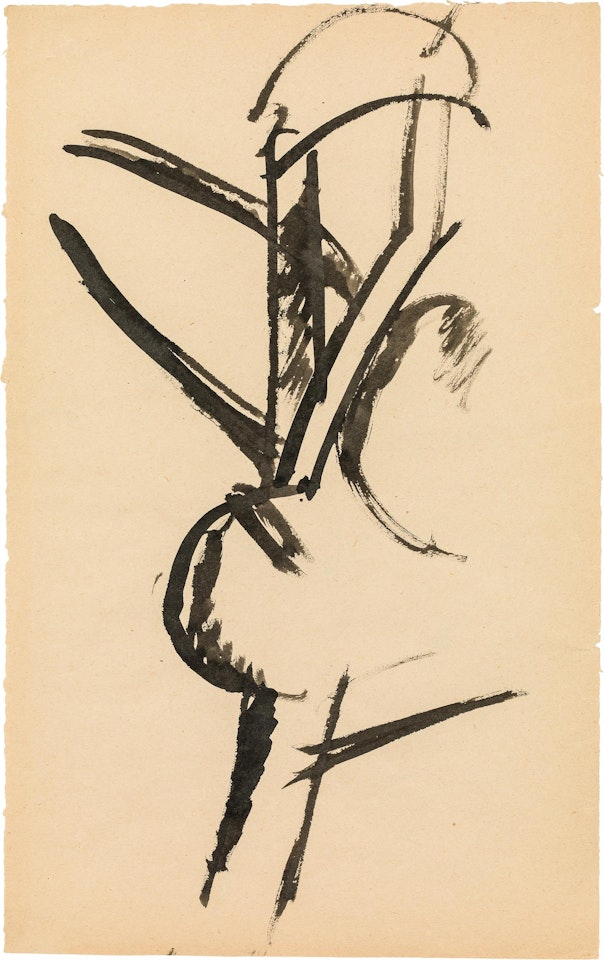 Studies of trees by Liubov Popova