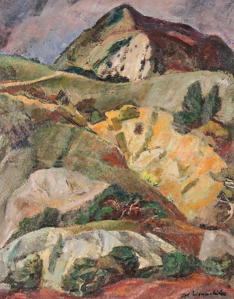 Landscape near Dieulefit, DrÃ´me by Willy Eisenschitz