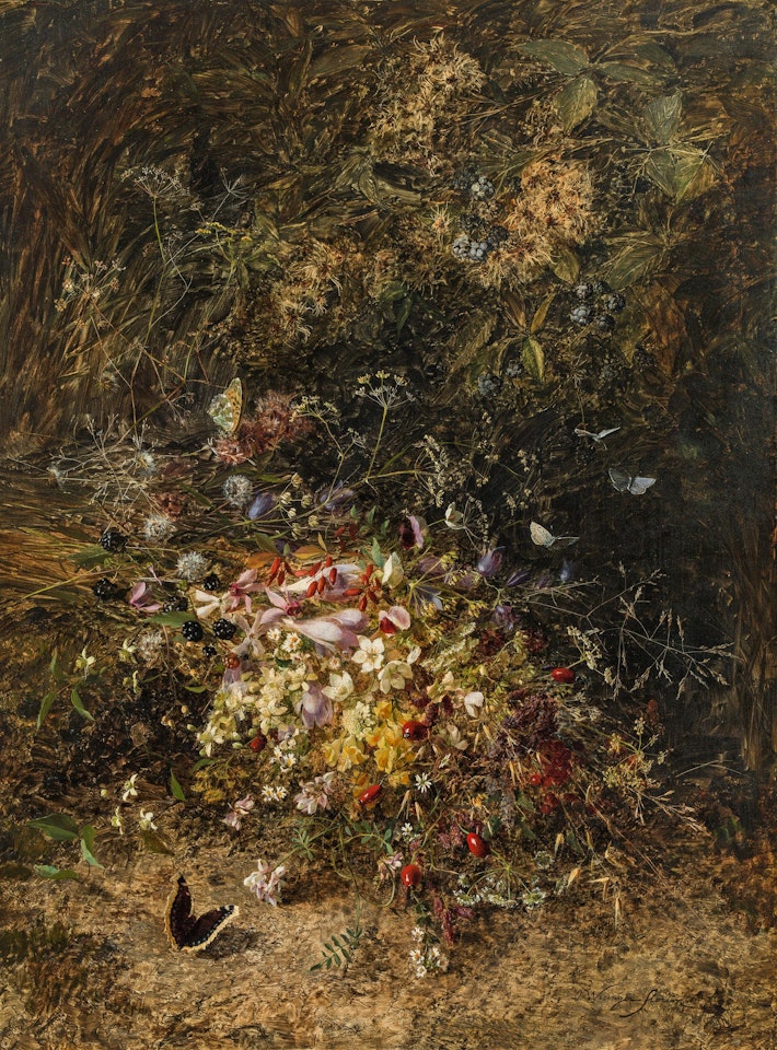 Autumn field flowers by Olga Wisinger-Florian