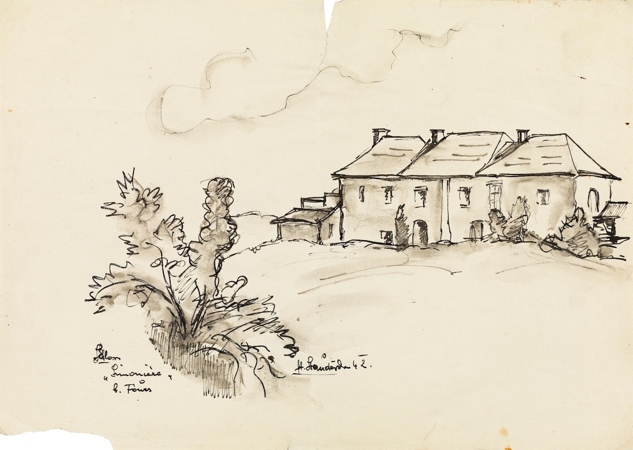SimoniÃ¨re castle by Hans Staudacher