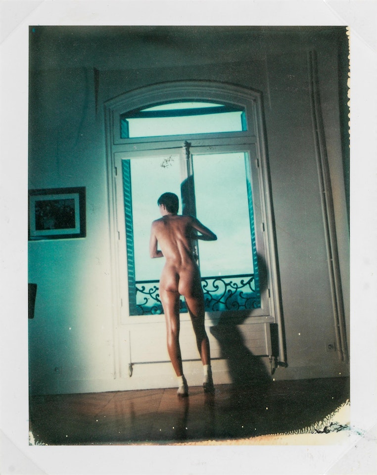 Jenny Kapitän in my studio by Helmut Newton