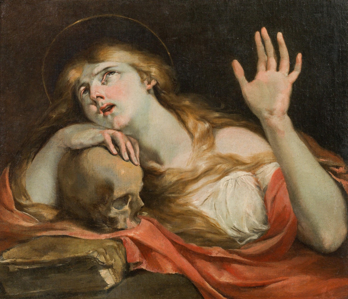 Penitent Magdalene by Italian School