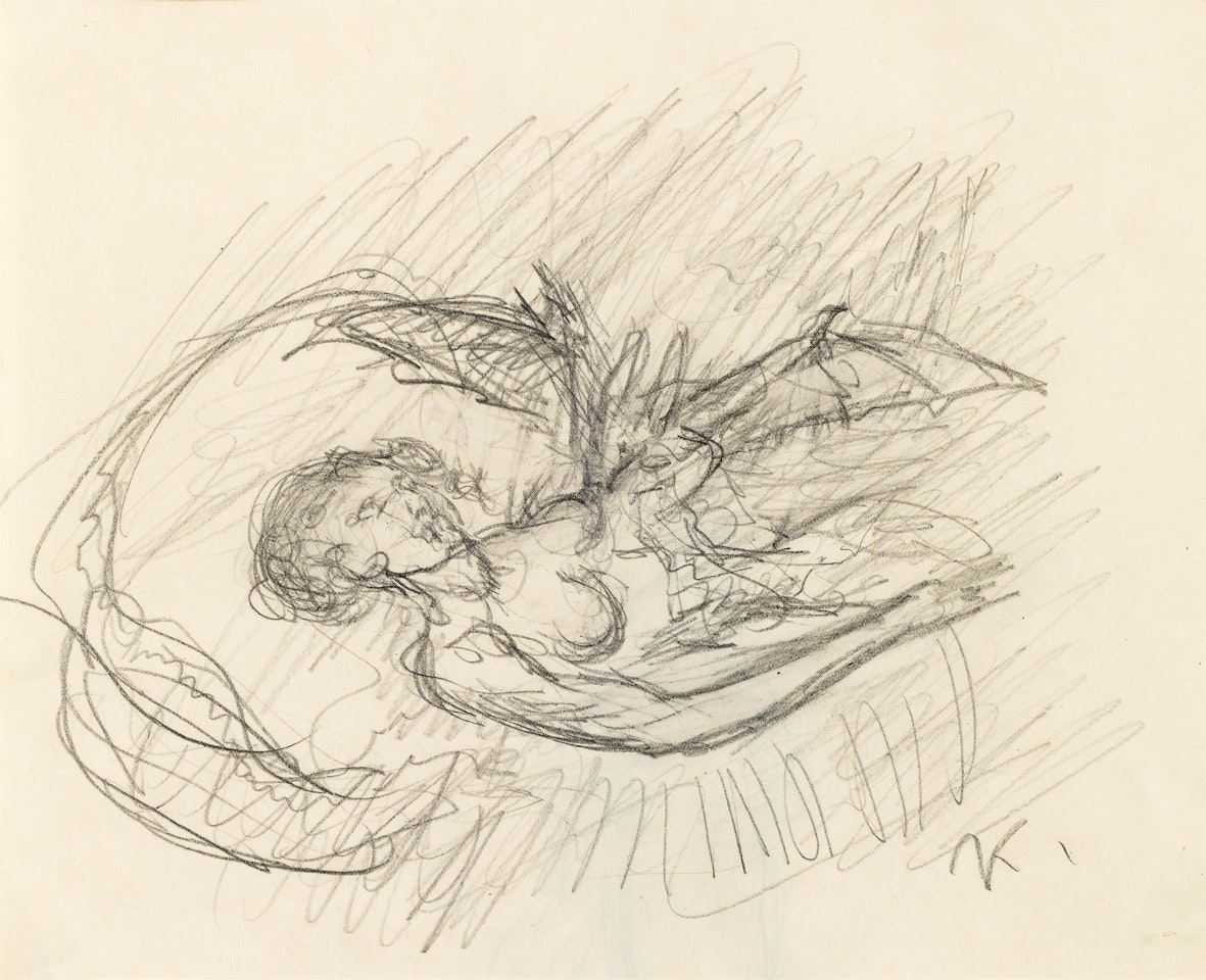 Bad dream (study) by Alfred Kubin
