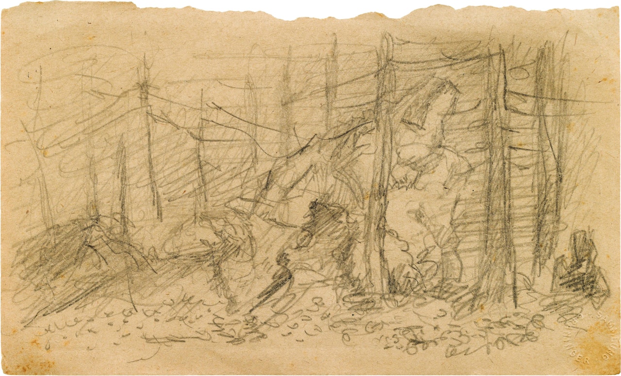 In the Bohemian Forest by Alfred Kubin