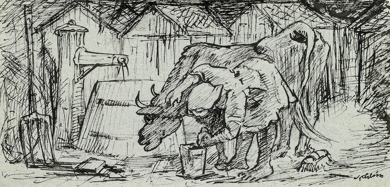 In den Karpathen, from: Orbis pictus by Alfred Kubin