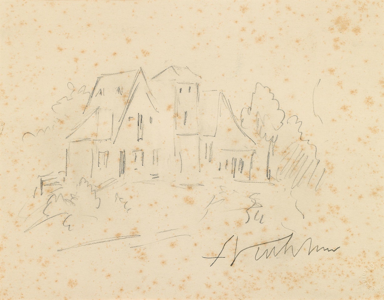 Abandoned house by Alfred Kubin