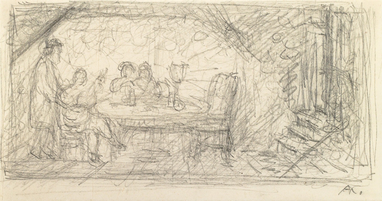 Trauter Kreis, sketch by Alfred Kubin