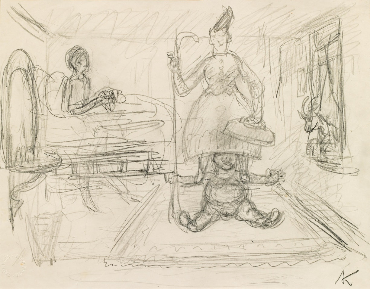 Study for: Rauhnacht by Alfred Kubin