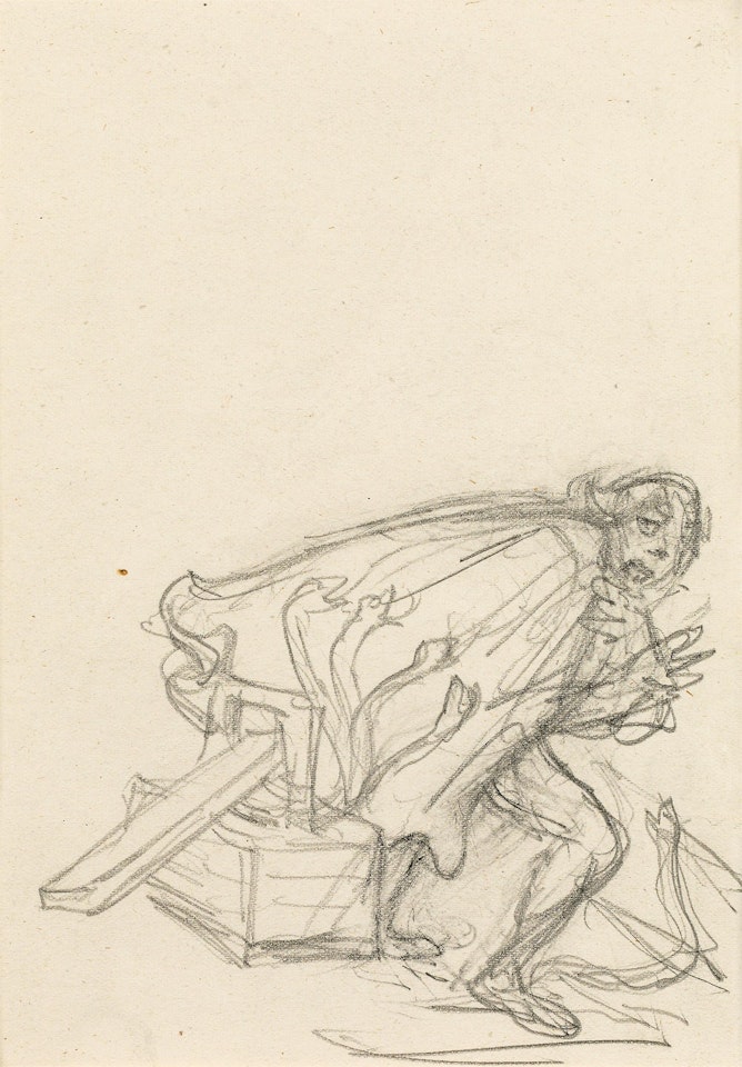 Rübezahl, study for an illustration by Alfred Kubin