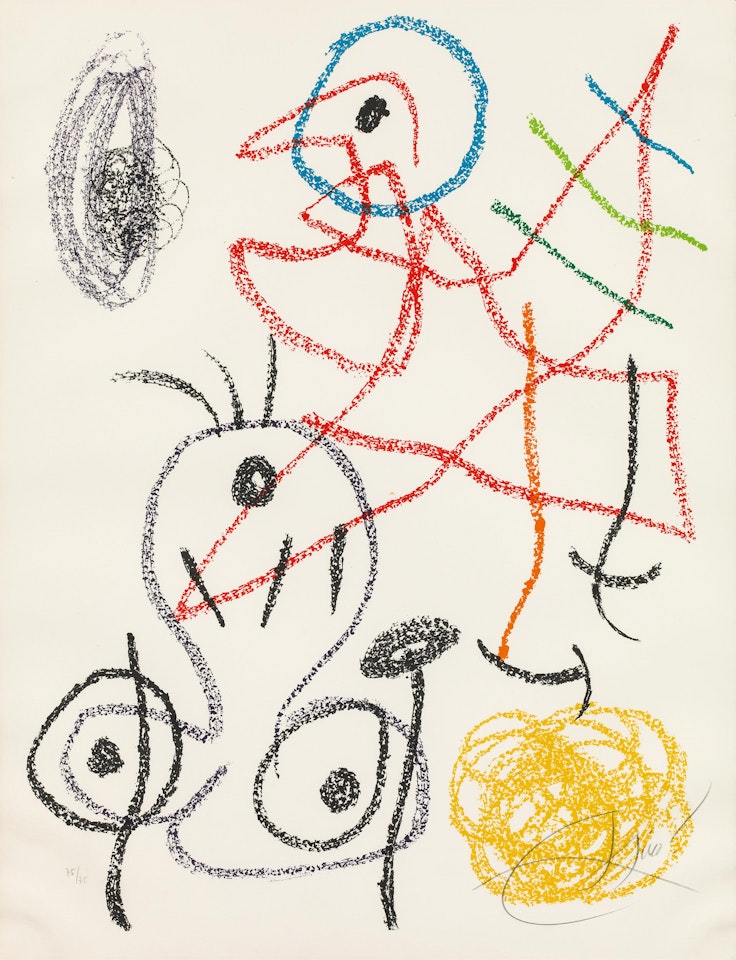Albume 21, Plate 12 by Joan Miró