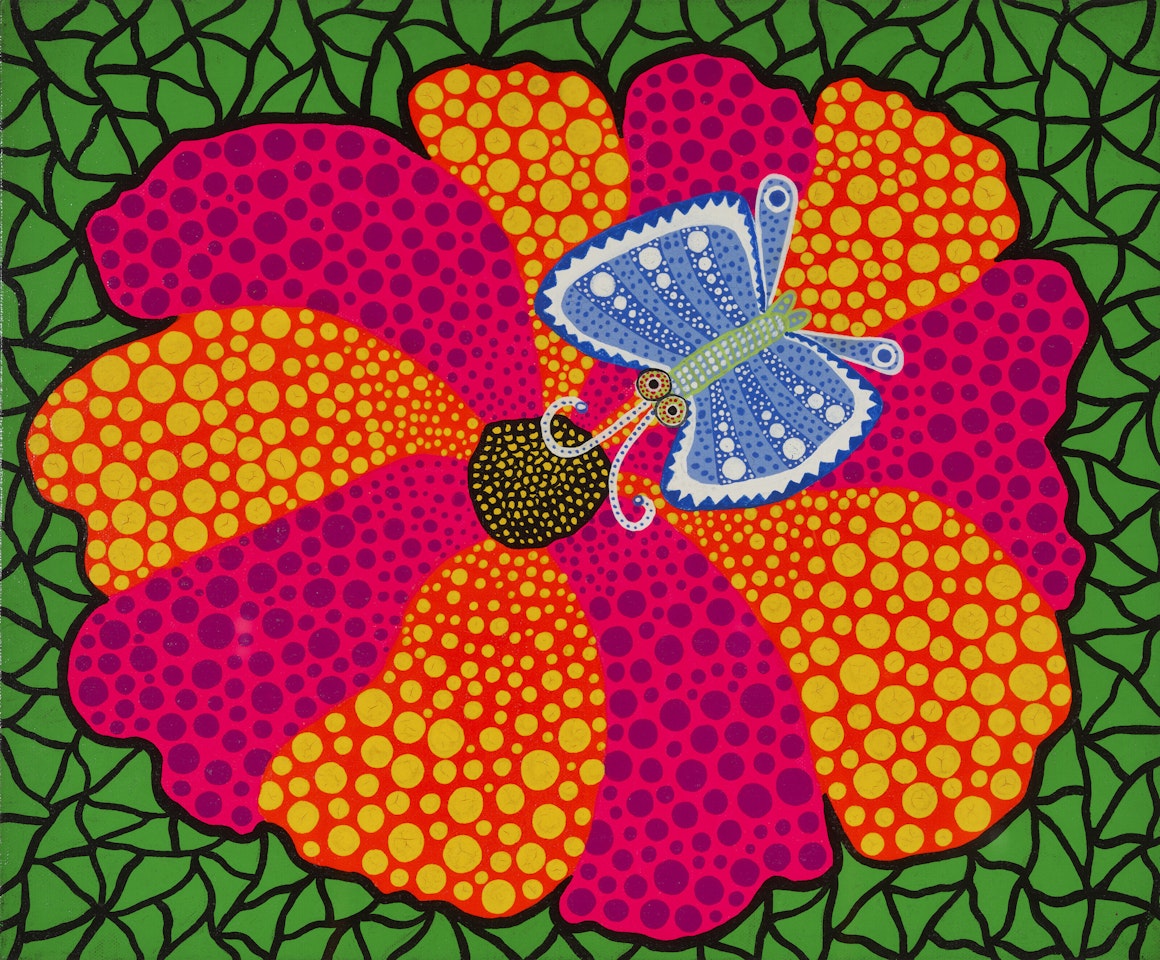 Summer and Butterfly by Yayoi Kusama