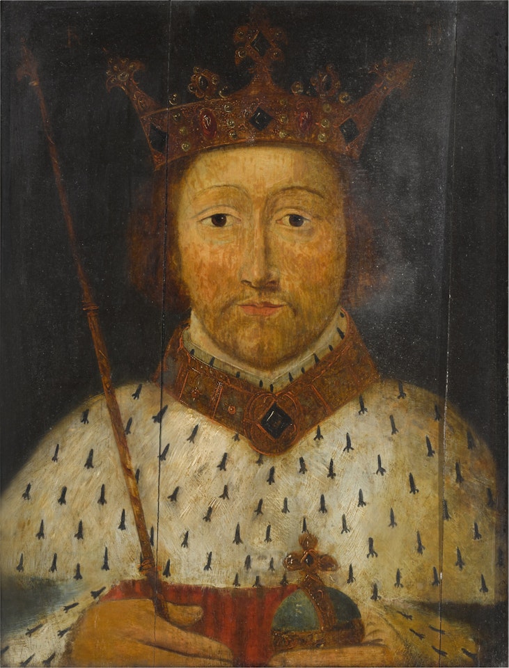 Portrait of King Richard II (1367–1400) by English School