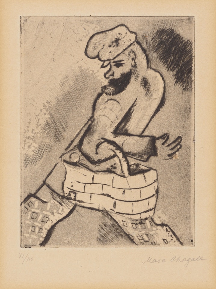 3 Plates, from Mein Leben by Marc Chagall