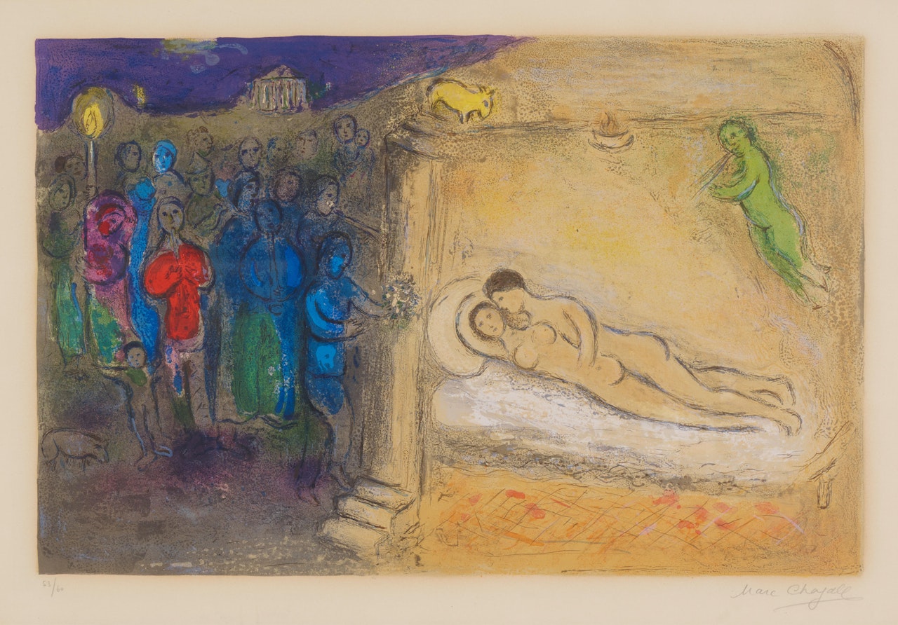 Hyménée, from Daphnis and Chloe by Marc Chagall
