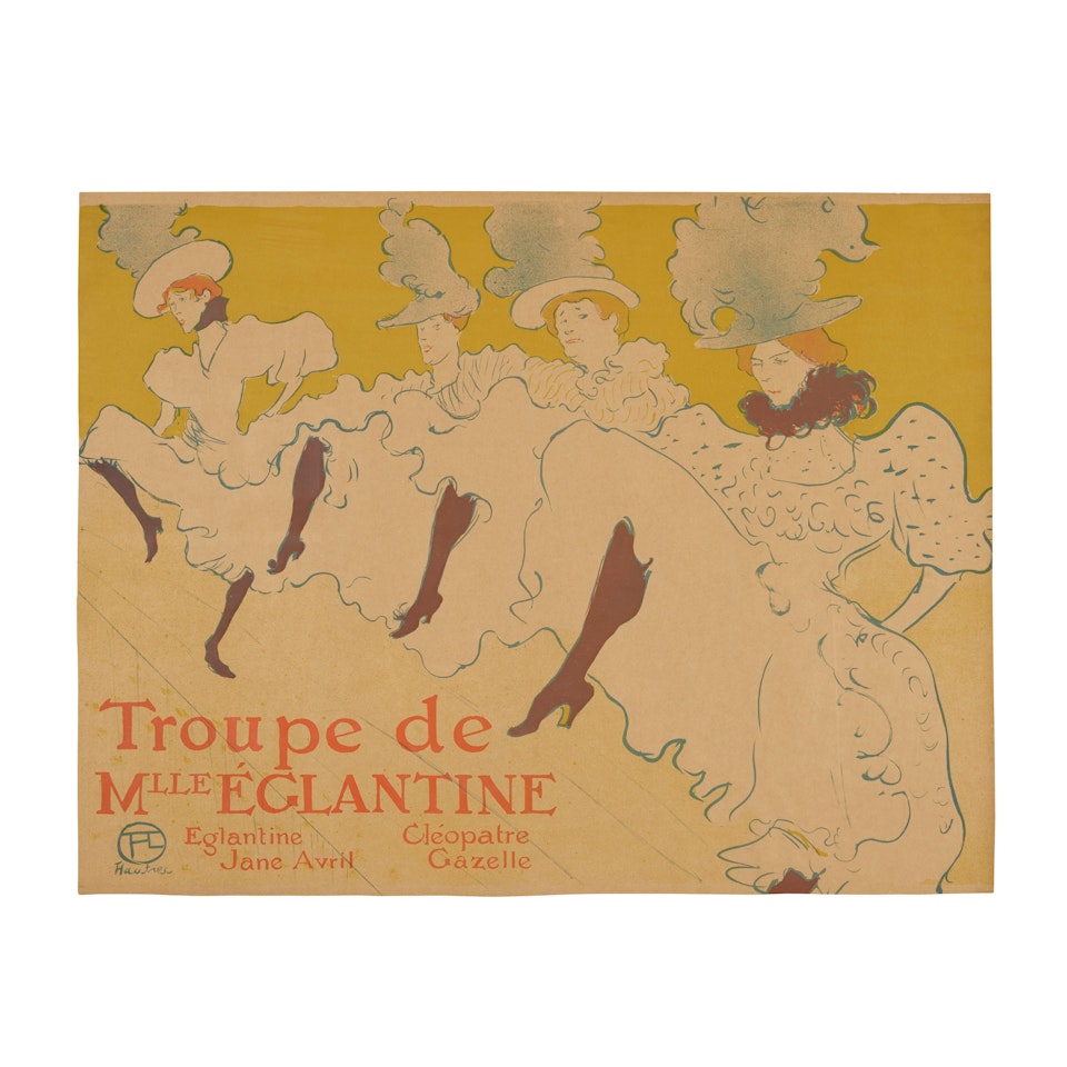 La Troupe de Mademoiselle Églantine by Henri de Toulouse-Lautrec