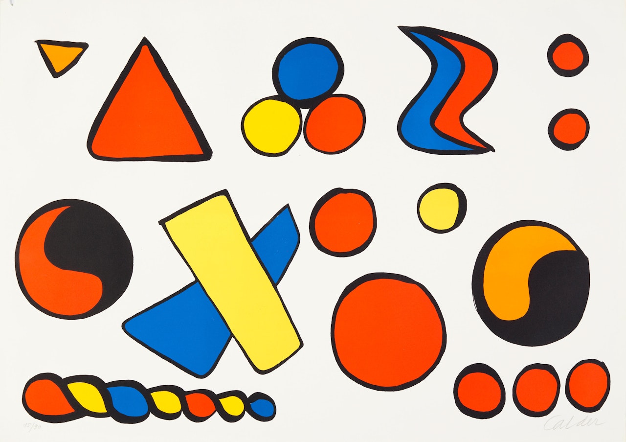 Alphabet et Saucisson by Alexander Calder