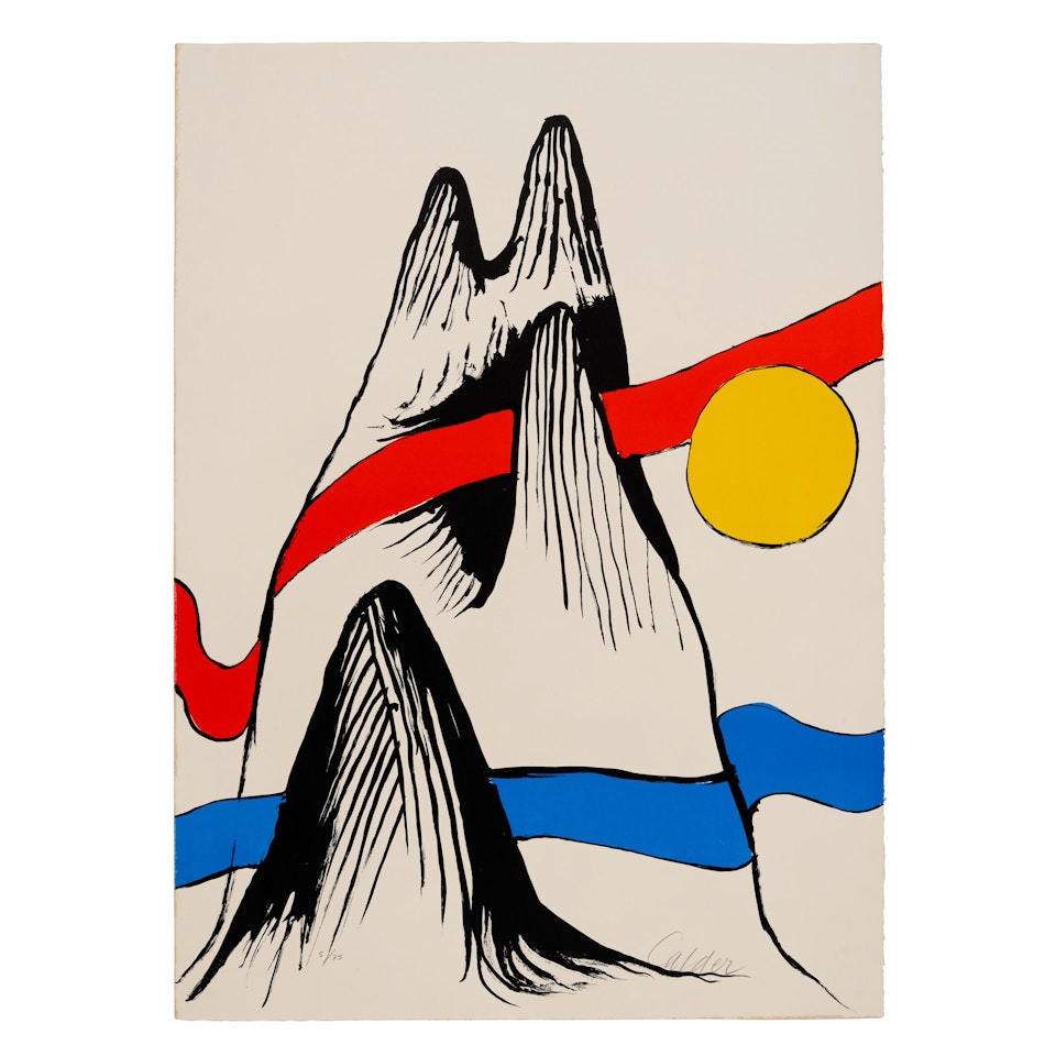 Mountain and Sun by Alexander Calder