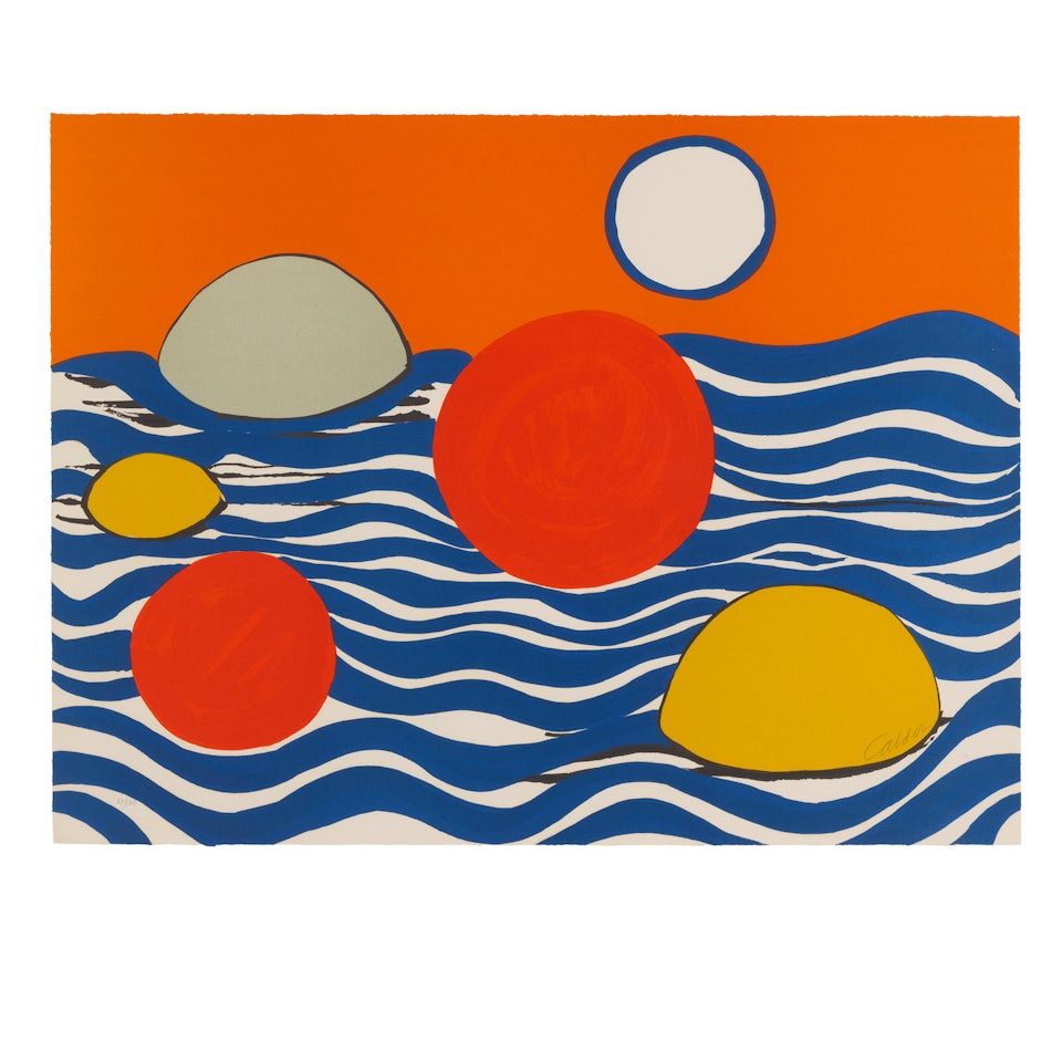 Orange Ciel by Alexander Calder