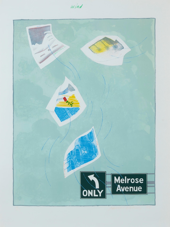 Wind, from Weather Series by David Hockney