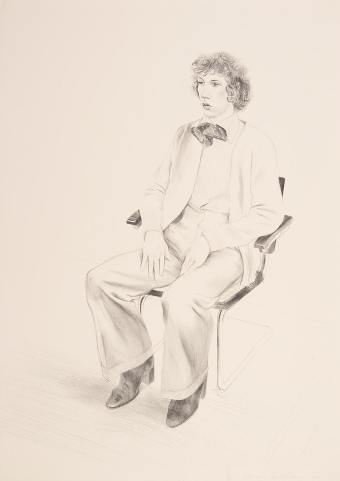 Gregory Evans, from Friends by David Hockney