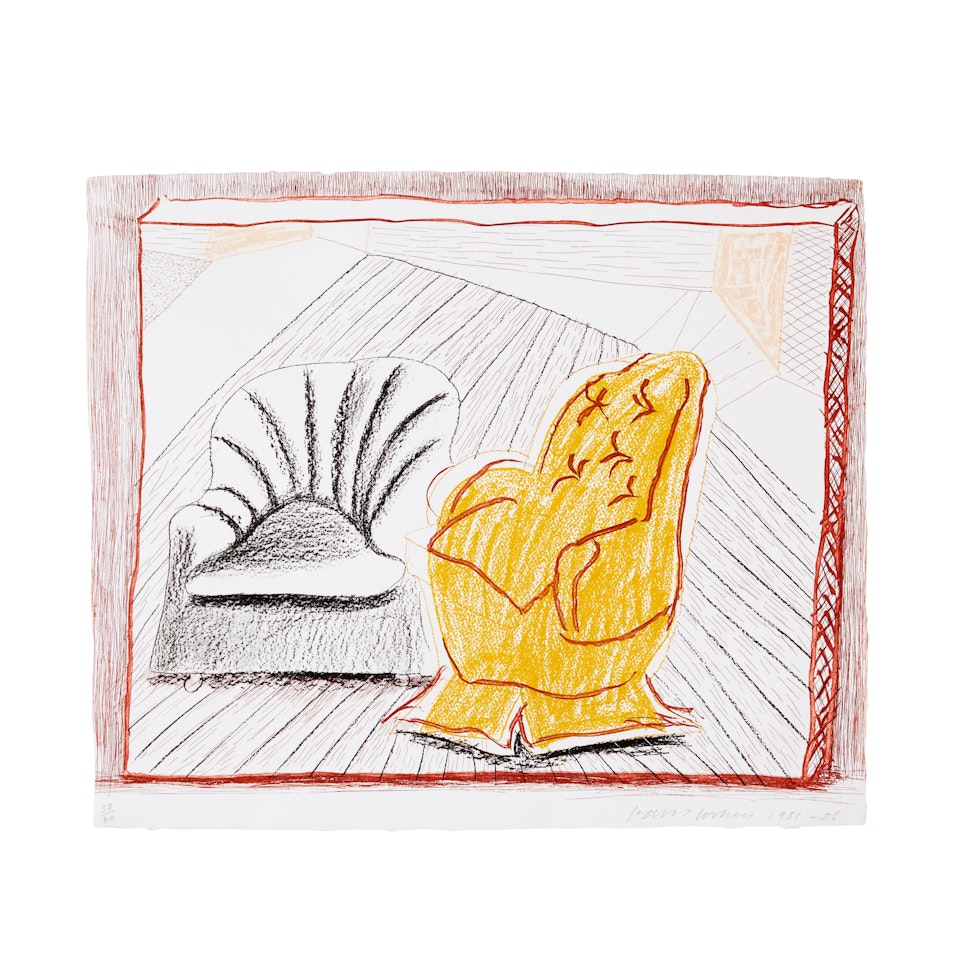 A Picture of Two Chairs, from Moving Focus Series by David Hockney