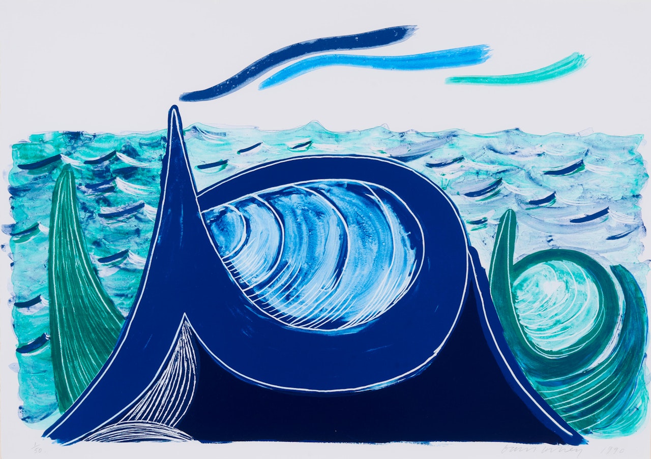 The Wave by David Hockney