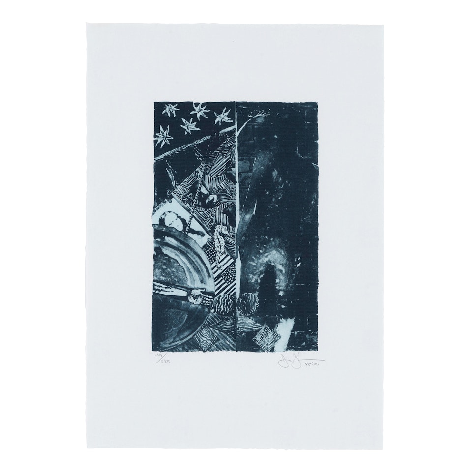 Summer (Blue) by Jasper Johns