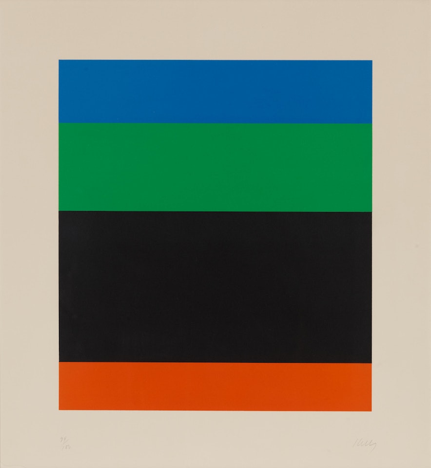 Blue Green Black Red by Ellsworth Kelly