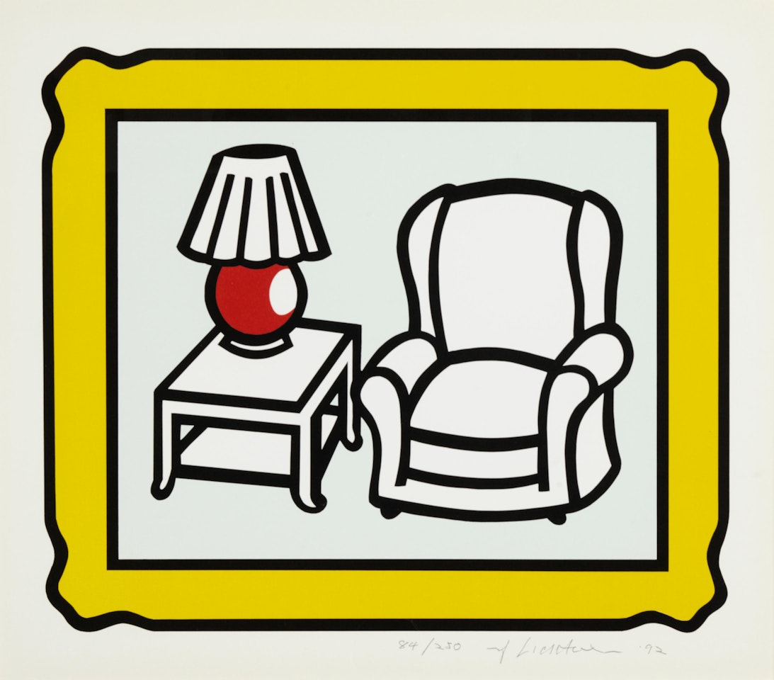 Red Lamp by Roy Lichtenstein