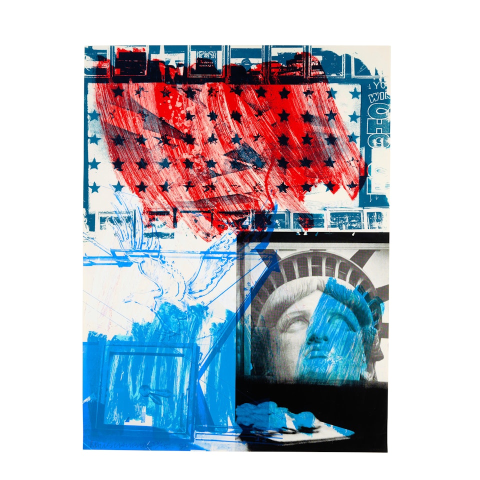 People for the American Way Print by Robert Rauschenberg