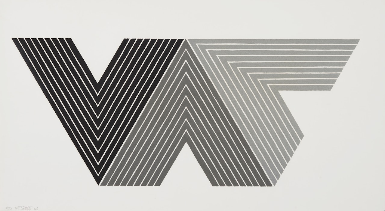 Quathlamba I from V Series by Frank Stella