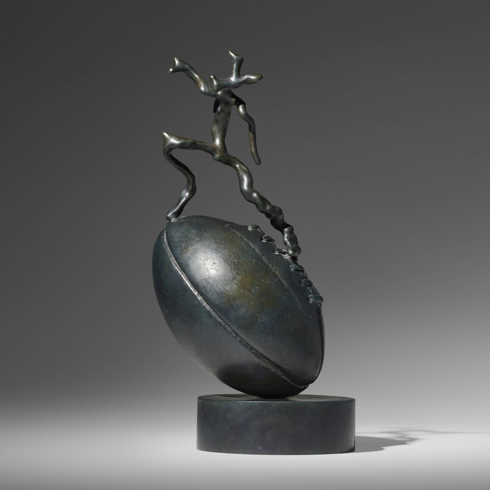 Rugby Sculpture by Barry Flanagan