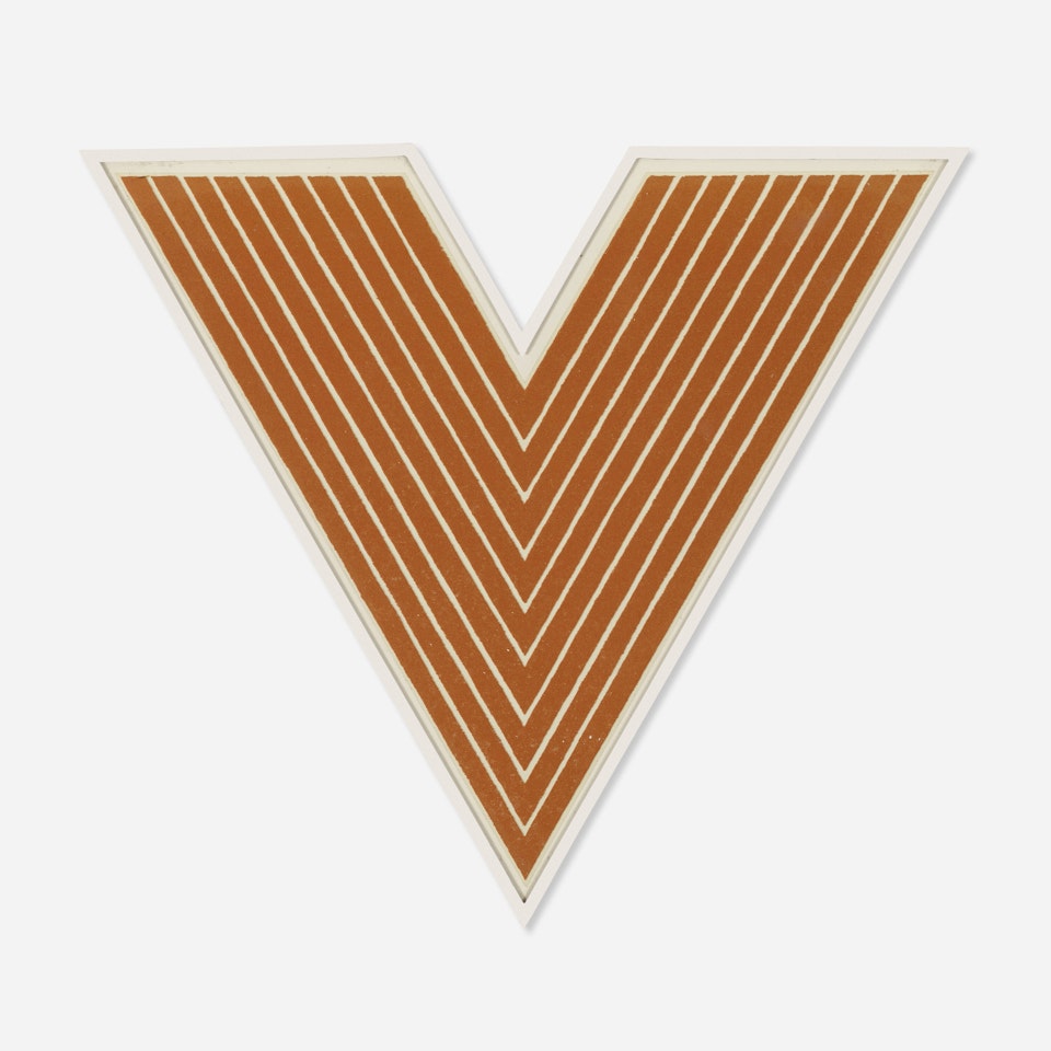 Untitled (L.A. Workprint) by Frank Stella