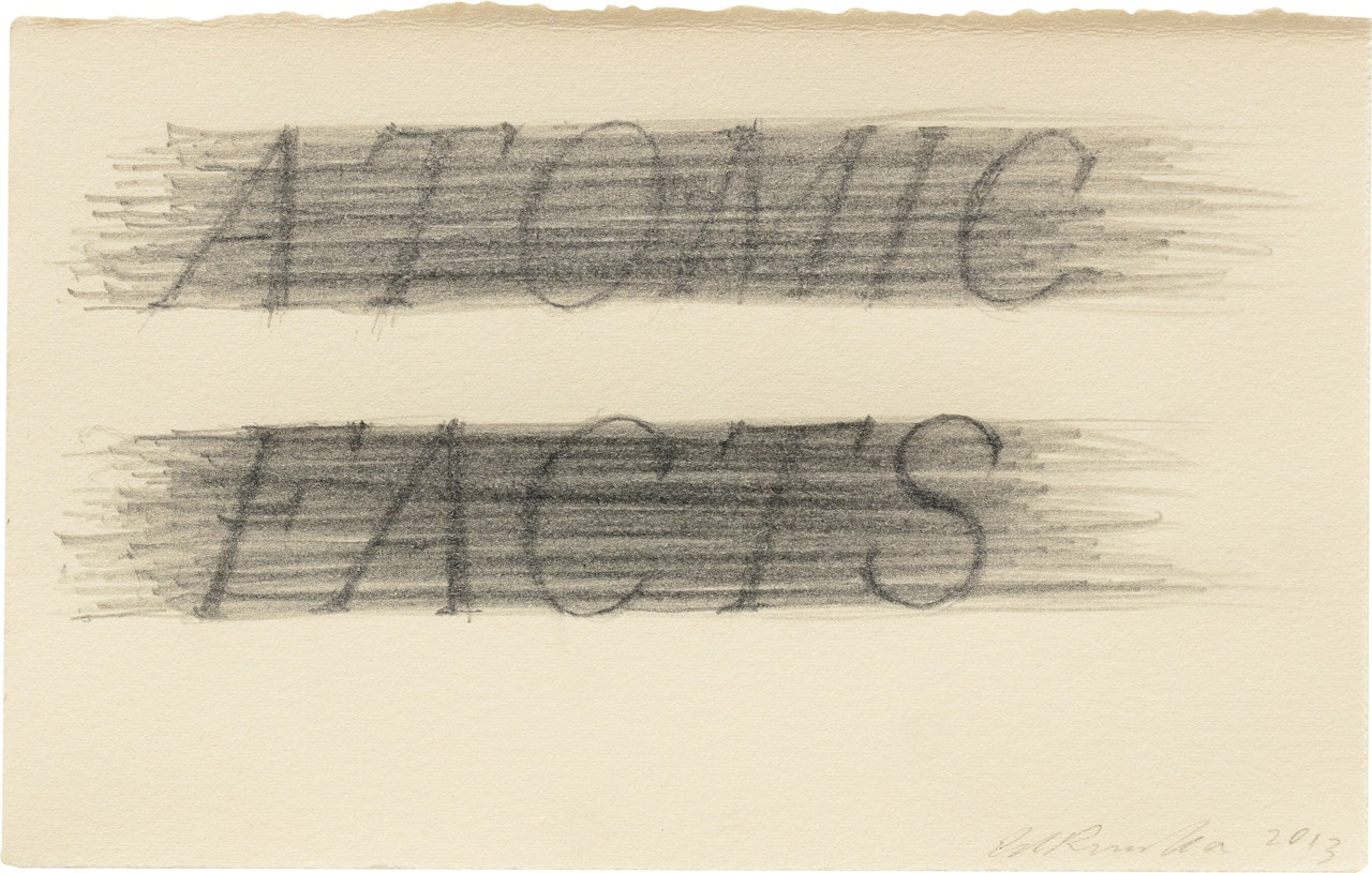 Atomic Facts by Ed Ruscha