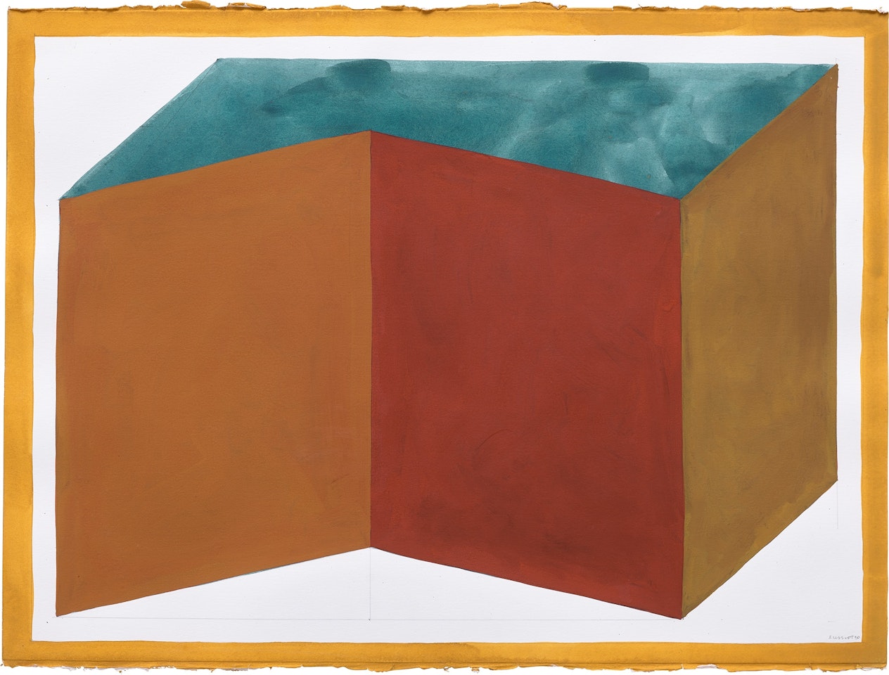 Form Derived from a Cubic Rectangle III by Sol LeWitt