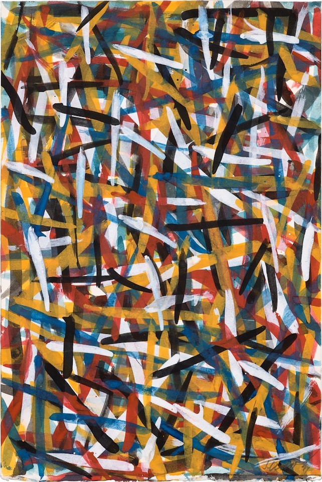 Brushstrokes in All Directions by Sol LeWitt