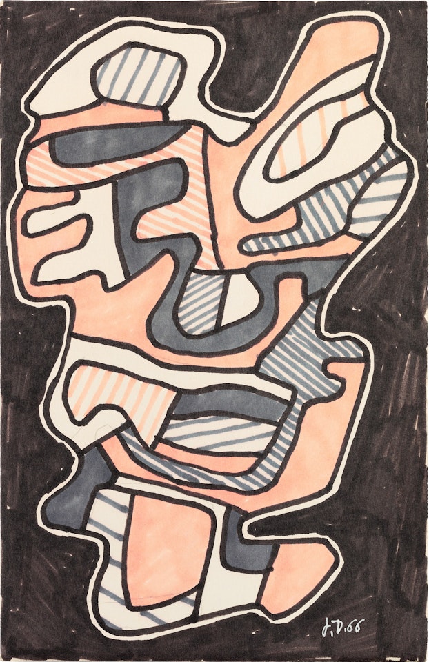 La Flamme by Jean Dubuffet